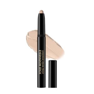 Matte Cream Eyeshadow Stick, Nude Pink Eye Shadow Stick for Women【Waterproof】【Long-Lasting】【Ultra-Blendable Formula】 Rotatable Cream Eye Shadow Pencil Crayon (#03)