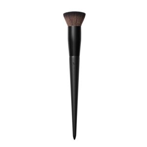 Morphe Pro Flat Top Primer & Foundation Brush - Precision Makeup Brush for Liquid or Cream Makeup - Cutting-Edge Synthetic Bristles for Product Pickup & Laydown - 100% Vegan - V100 (1 Count)