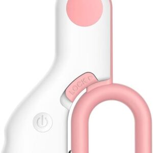 Small Animals Nail Clippers with LED Lights to Avoid Excessive Cutting and Razor Sharp Blades - Professional Claw Trimmer for Tiny Dog Cat Kitten Bunny Rabbit Bird Guinea Pigs Ferret Hamsters (Pink)