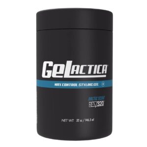 Max Control Hair Gel for Men, Alcohol-Free, Strong Hold Styling Gel, Natural Extracts for Long-Lasting Hold and Shine, Slick Back Hair Style 32 Oz