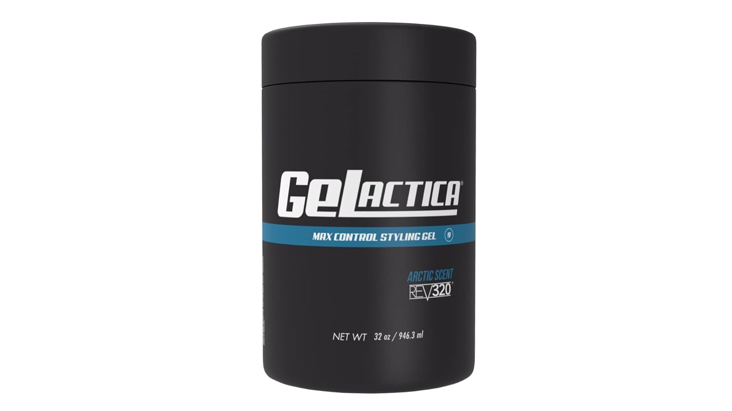 Max Control Hair Gel for Men, Alcohol-Free, Strong Hold Styling Gel, Natural Extracts for Long-Lasting Hold and Shine, Slick Back Hair Style 32 Oz