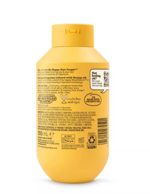 Happy Hair People Ride The Waves Conditioner, 12 Fluid Ounces pack 1 - Image 2