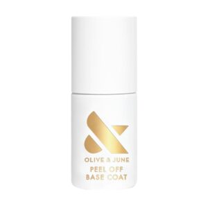 Olive & June Gel Polish Peel Off Base Coat | Longest-Lasting Formula | Up to 21 Days of Wear | Damage-Free Removal | Salon-Quality Manicure, Pedicure at Home | Vegan, HEMA-Free, Cruelty-Free