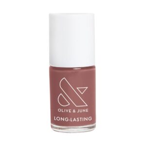 Olive & June Long-Lasting Nail Polish Plump, Gel-Like Finish No Lamp Needed Lasts up to 10 days Salon-Quality Color at Home 15-Free, Vegan & Cruelty-Free Chip-Resistant Shine Shacket