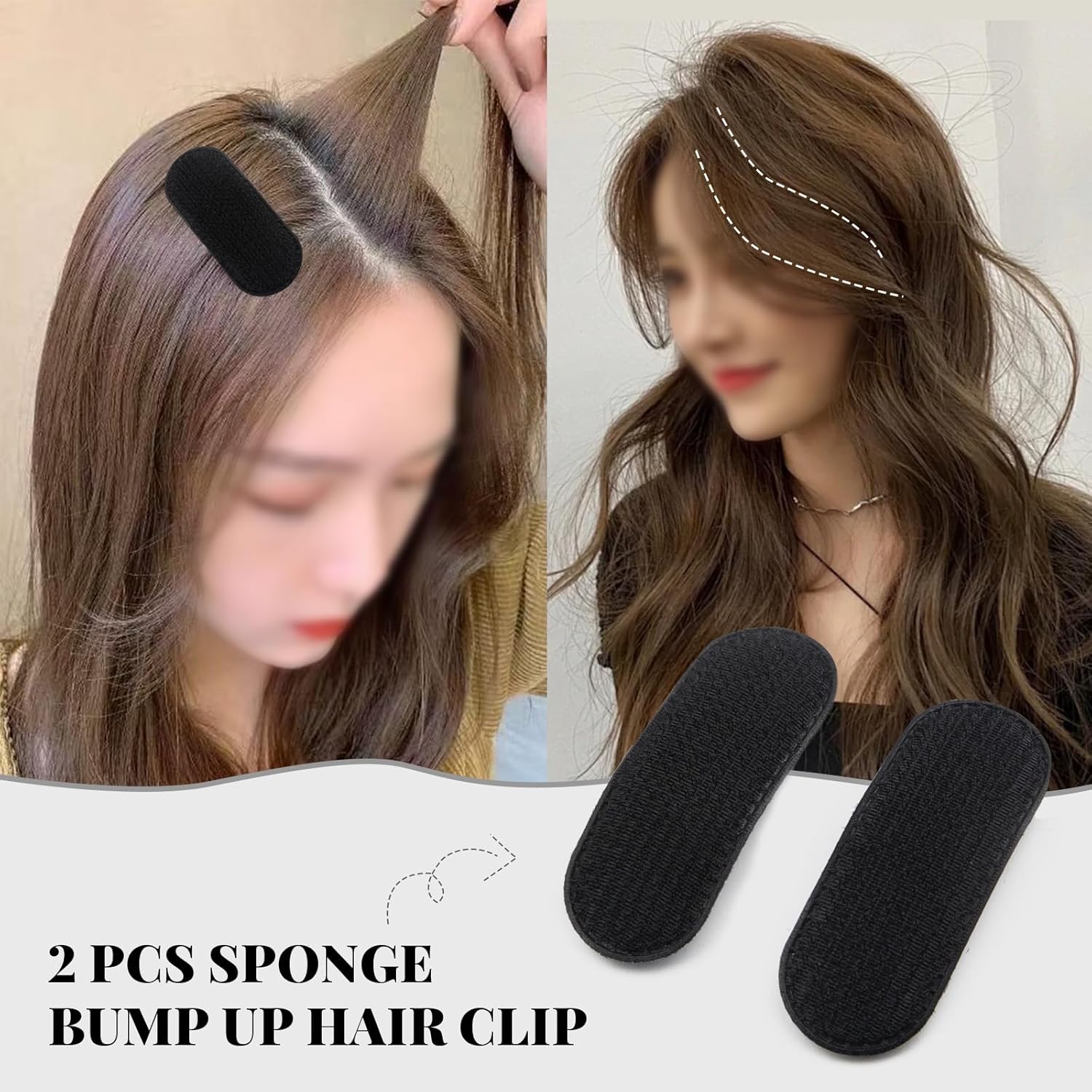 4PCS Volumizing Hair Clips, Hair Volume Clip for Fluffy Bangs, Root Clips for Curly Hair Volume Easy High Crown Volumizer Tool for a Natural Puffy Lazy and Seamless Hairstyle Without Damaging Hair - Image 6