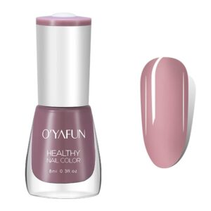 40 Colors Nail Polish Non-Toxic Easy Peel Off & Quick Dry Water Based Nail Polish Glossy DIY Nail Art Manicure at Home Salon 8ml