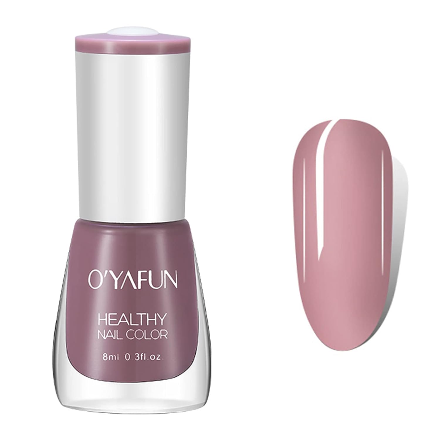 40 Colors Nail Polish Non-Toxic Easy Peel Off & Quick Dry Water Based Nail Polish Glossy DIY Nail Art Manicure at Home Salon 8ml