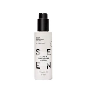 SEEN Leave-In Conditioner, Fragrance Free - Leave-In Hair Conditioner & Heat Protectant Spray- Detangles & Hydrates- No Parabens, Sulfates or Phthalate