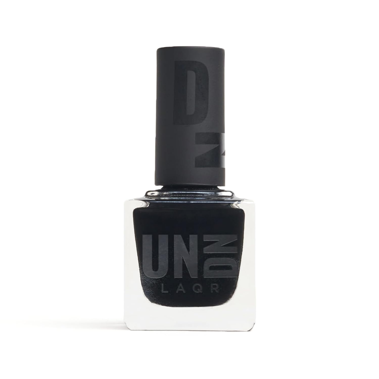 UN/DN Vegan Nail Polish - Depressionist - Black Nail Polish - Fingernail Polish for Women and Men - Long Lasting, Cruelty Free - 0.5 oz