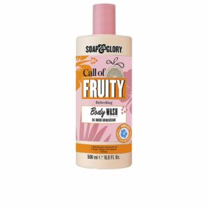 Soap & Glory Call of Fruity Bubble In Paradise Refreshing Body Wash - Hydrating & Revitalizing Skin Cleanser & Shower Soap with Exotic-Cool Formula - Fruit Scented Moisturizing Body Wash (500ml)