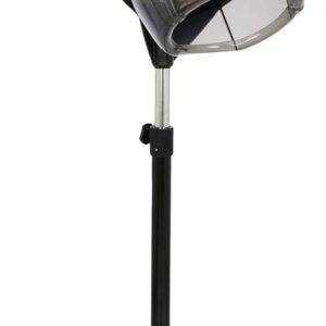 Buy-Rite Meredith 880 Watt Salon Hair Dryer, Sturdy 5-Star Caster Fully Adjustable Height, 60 Minute Timer, Automatic Shut-Off, Numerical Temp Control & 6 Option Fan Control, MEI-1028
