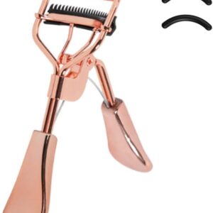 Uranian Beauty Eyelash Curler Comb Eyelash Curlers with 2 Silicone Refill Pads Premium Lash Curler Makeup Tool for Women and Girls