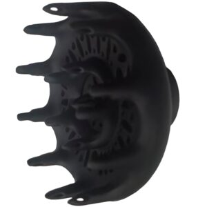 Black Orchid Hair Diffuser, Hair Dryer for BlowDryers with 1.8-1.8 inch Diameter Nozzle, suitable for Curlyand Wavy Hair-Softness and Control Blow-out hair is softerfluffier