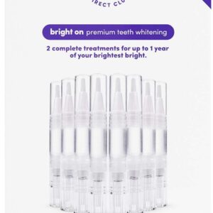 SmileDirectClub Teeth Whitening Kit - 8 1.4ml Gel Pens - Professional Strength Hydrogen Peroxide - Pain Free and Enamel Safe - Up to 9 Shades Whiter in 1 Week