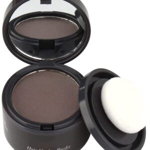gowwim Hairline Powder(Dark Brown) Hair Root Dye, Instantly Hair Color Shadow Cover Gray Hair Root, Hair Touch-Up, Thin Hair Powder 4 g