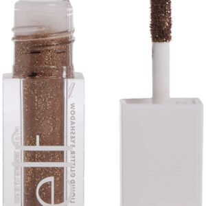 e.l.f. Liquid Glitter Eyeshadow, Long Lasting, Quick-Drying, Opaque, Gel-Based Eyeshadow For Creating High-Impact, Multi-Dimensional Eye Looks, Copper Pop, 0.10 Fl Oz