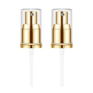 Chris.W 2Pack Foundation Pump Fit for Estee Lauder Double Wear Foundation DW Replacement Pump(Gold)