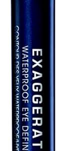 Rimmel London Exaggerate Waterproof Eye Definer Eyeliner, Highly Pigmented, Long-Wearing, Built-In Smudger, 230, Deep Ocean, 0.01oz
