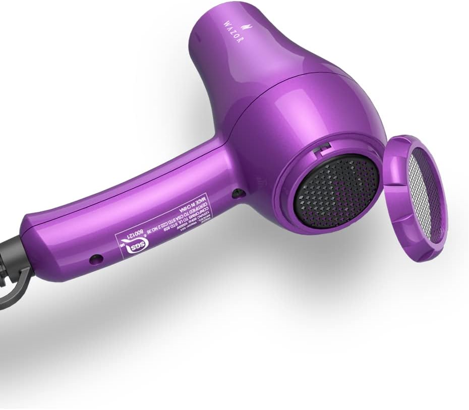 Mini Lightweight Hair Dryer for Pour Painting & RV Compact Travel Blow Dryer for Kids 1000W Ionic Dryer with Concentrator, Cool Shot Button - Image 5