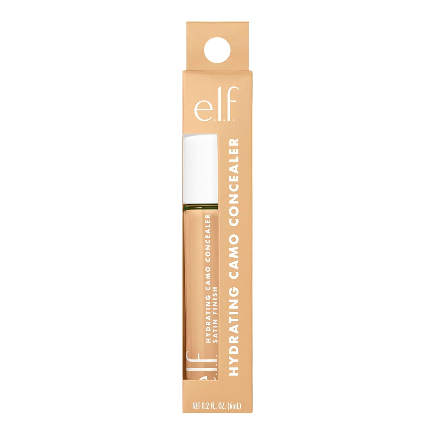 e.l.f. Hydrating Camo Concealer, Covers Blemishes & Under-Eye Circles, Full-Coverage & Delivers A Satin Finish, Vegan & Cruelty-Free, Tan Sand - Image 6
