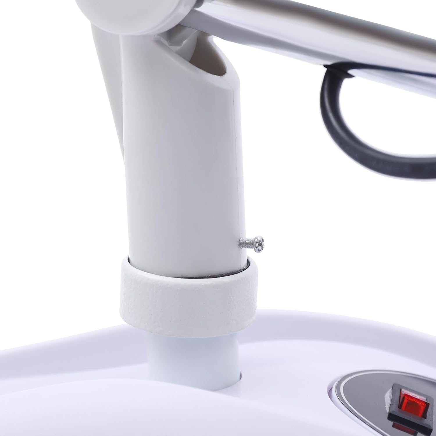 Hairdressing Hair Dryer 1250w Wall Mounted Hair Dryer Salon Infrared Rolling Hood Hair High Efficiency Color Processor with 5 Heated Plates Adjustable Swing Arm for Barbershops - Image 5