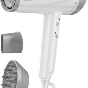 110000 RPM High-Speed Ionic Hair Dryer,1875w Powerful Hair Dryer with plama Negative Technology Blow Dryer for Fast Drying Straight Wavy Hair,Home Travel