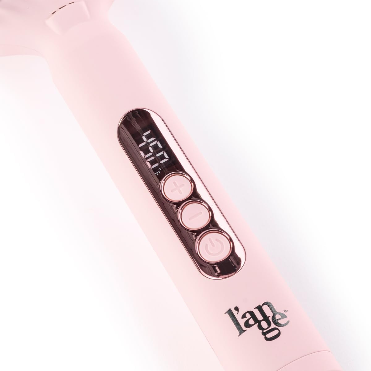 L'ANGE HAIR Le Vite Curve Ceramic Straightening Brush | Heated Straightener Flat Iron for Smooth, Anti Frizz Hair | for All Hair Lengths | Hot Styling Brush for Effortless Straightening (Blush) - Image 5