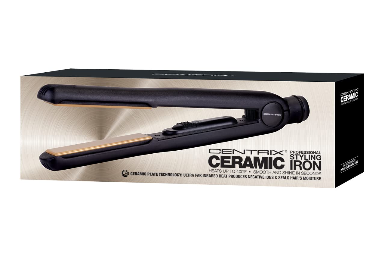 Cricket Centrix Styling Ceramic Ionic Flat Iron Hair Straightener 1” and Curler with Rounded Edges, Even Heat Distribution, Quick Heat-Up to 400°F - Professional Hair Straighteners for Women & Men - Image 3
