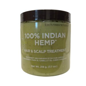 Kuza Indian Hemp with Chebe Hair & Scalp Treatment - for Healthy Hair Retention - 7.7 oz