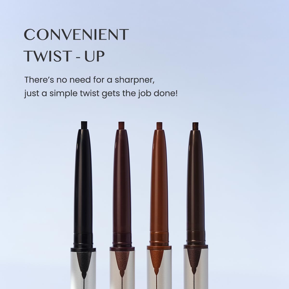 CLIO Sharp So Simple Waterproof Pencil Liner, Eye Pencil, Rich Hyper-Pigmented Color, Smooth Creamy Application, Long-Wearing Matte Finish (4 Colors) (001 BLACK) - Image 4