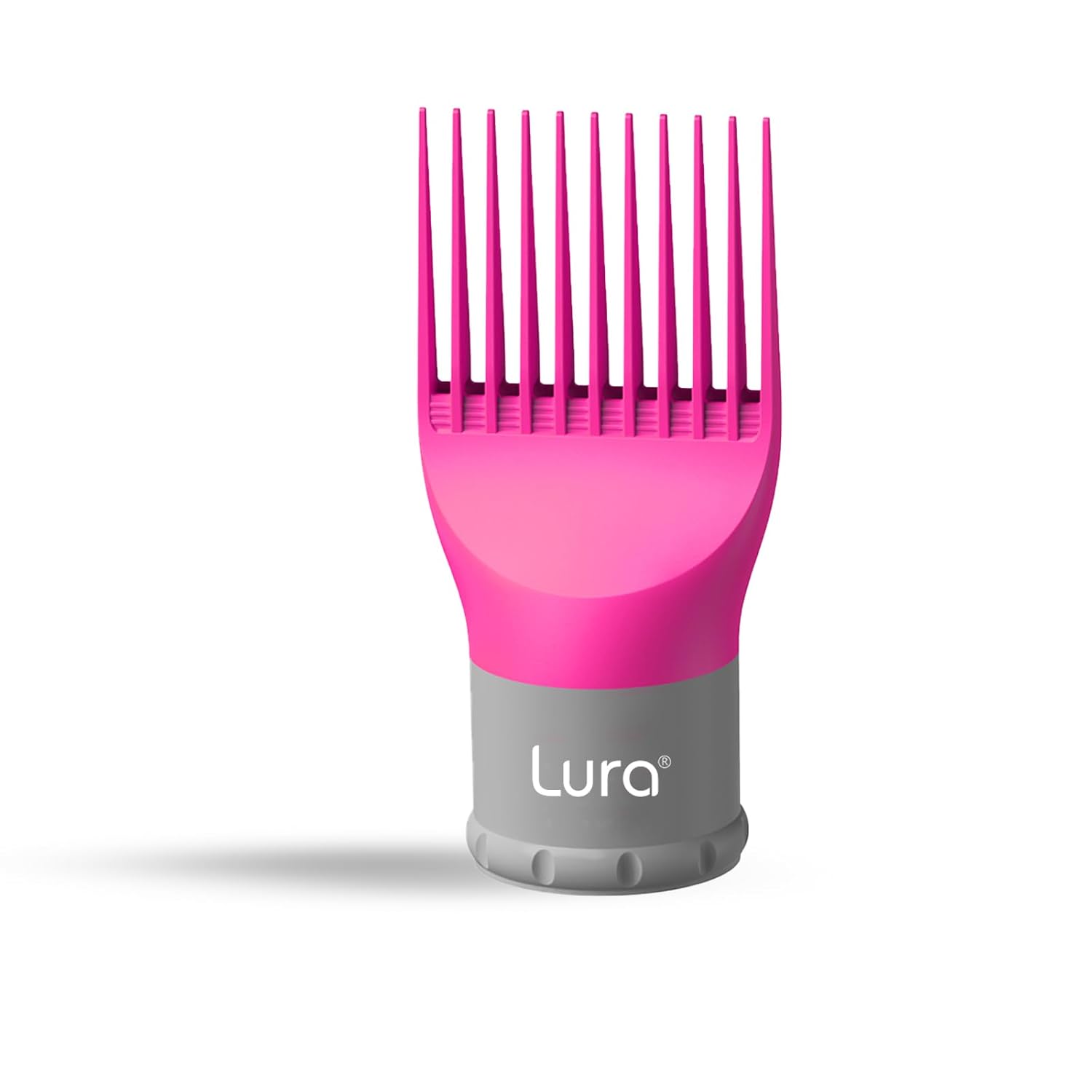 LURA Blow Dryer Comb Attachment,Blow Dryer Attachment For Hair Dryer Nozzles From 1.7 To 2.1,Hair Dryer Comb Attachment For Black Hair,Hair Straightening Pic Attachment(Pink) - Image 8