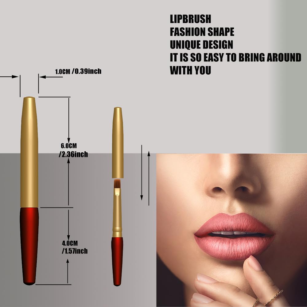 OYE A Set Of Goat Hair Makeup Brush Is More Than Just Goat Hair like Horse Hair makeup brushes and snythetic foundation brush with red handle and white goat hair as the best gift for birthday - Image 5