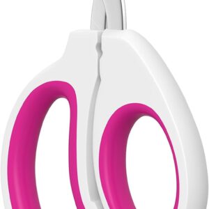Cat Nail Clippers, Cat Claw Trimmers, Suitable for Small Animals Such as Cats, Birds, Hamsters, Rabbits, Hedgehogs, Ferrets, Chinchillas, Guinea Pigs，Etc. (Pink)