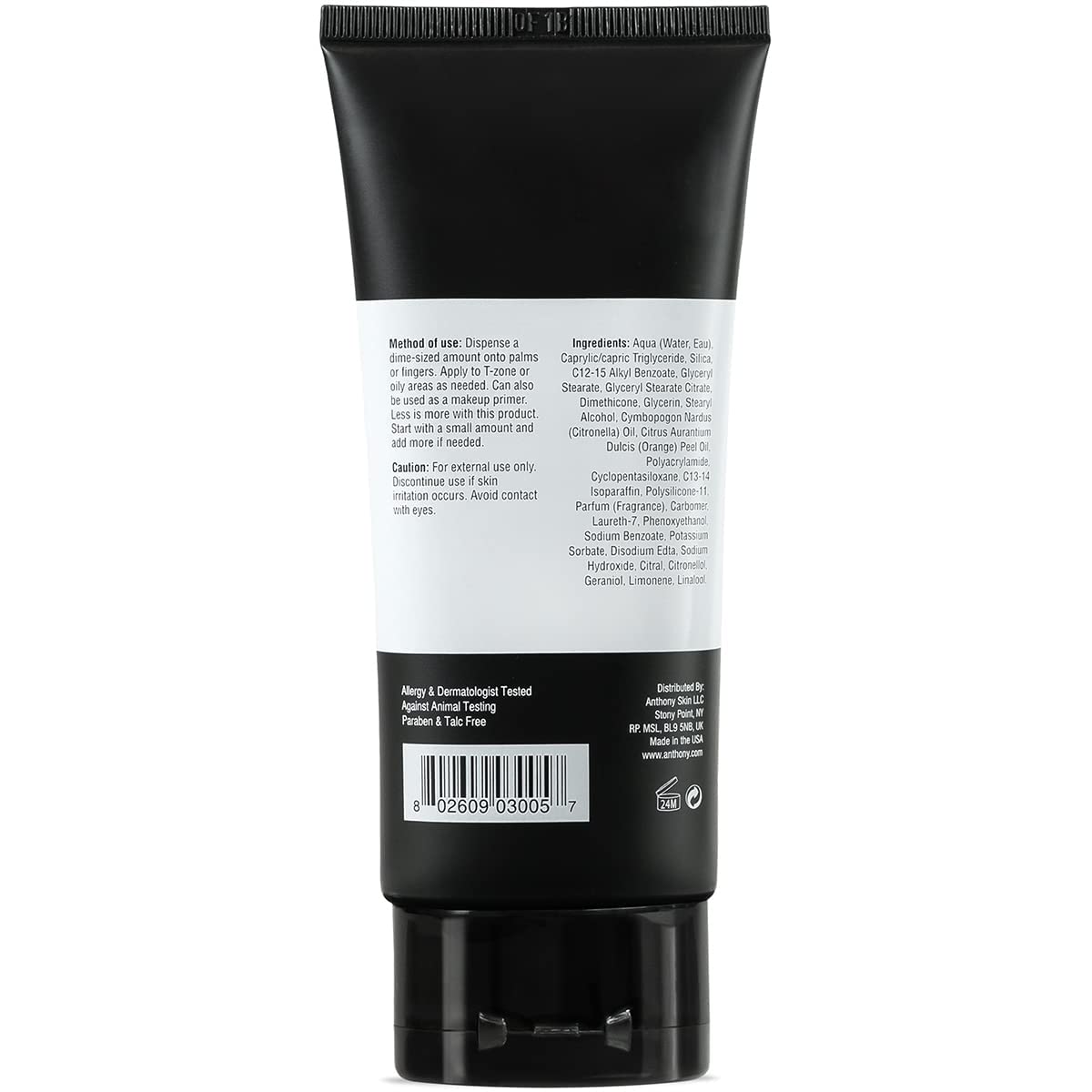 Anthony Instant Fix Oil Control for Men – Mattifying Lotion for Oily Skin – Moisturizer and Pore Minimizer Instantly Eliminates Shine – 3 Fl Oz - Image 3