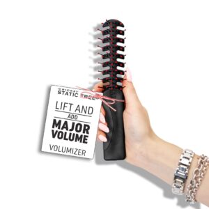 Cricket Static Free Volumizer Hair Brush - Blow Drying, Styling, and Detangling All Hair Types, Long, Short, Thick, Thin, Curly, Straight, and Wavy