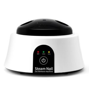 Electric Nail Soaking Bowl, Soak off Bowl for Gel Nail Polish, Acrylic Nails, Dip Powder Removal, Black