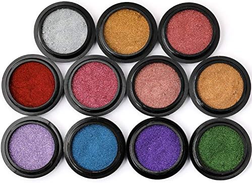 Chrome Nail Powder, Metallic Mirror Holographic Nail Glitter Chrome Powder Reflective Glossy Nail Powder Pigment Manicure for Nail Art DIY Decoration (10 Purple) - Image 5