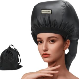 Bonnet Hair Dryer for Curly Hair,Upgraded Double Tubes Even Heat Distribution,Hairstyling Dryer Cap for Women,Diffuser Cap for Curls Hair Portable, Deep Conditioning for All Hairstyles at Home