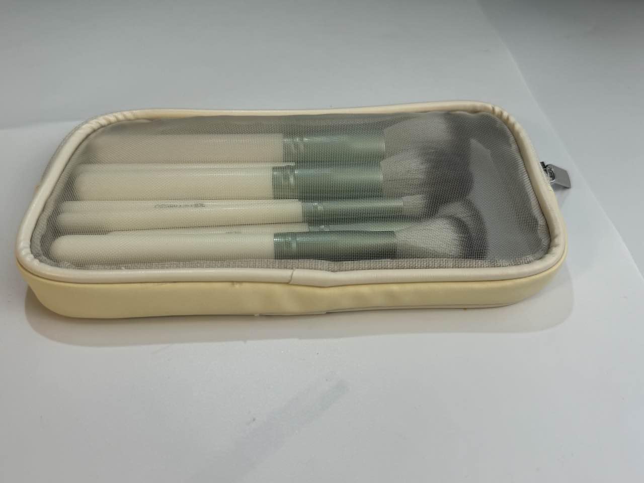 HEYMKGO Makeup Brushes, 12 Pcs Professional Makeup Brush Set Premium Synthetic Foundation Powder Blush Concealer Blending Eyeshadow Lip Eyebrow Make Up Brushes Kit with Travel Bag - Image 10
