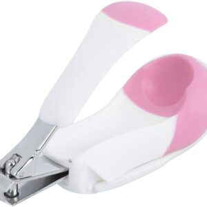 Safety First Baby Fingernail Clippers with Magnifying Glass - Infant Nail Clipper and Trimmer
