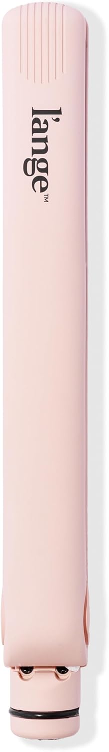 L'ANGE HAIR Aplatir Ceramic 1" Flat Iron | Adjustable Temp & Dual Voltage Hair Straightener | Tourmaline-Infused Plates for Smooth, Frizz-Free Styling | 1 Inch Styling Tool (Blush) - Image 5