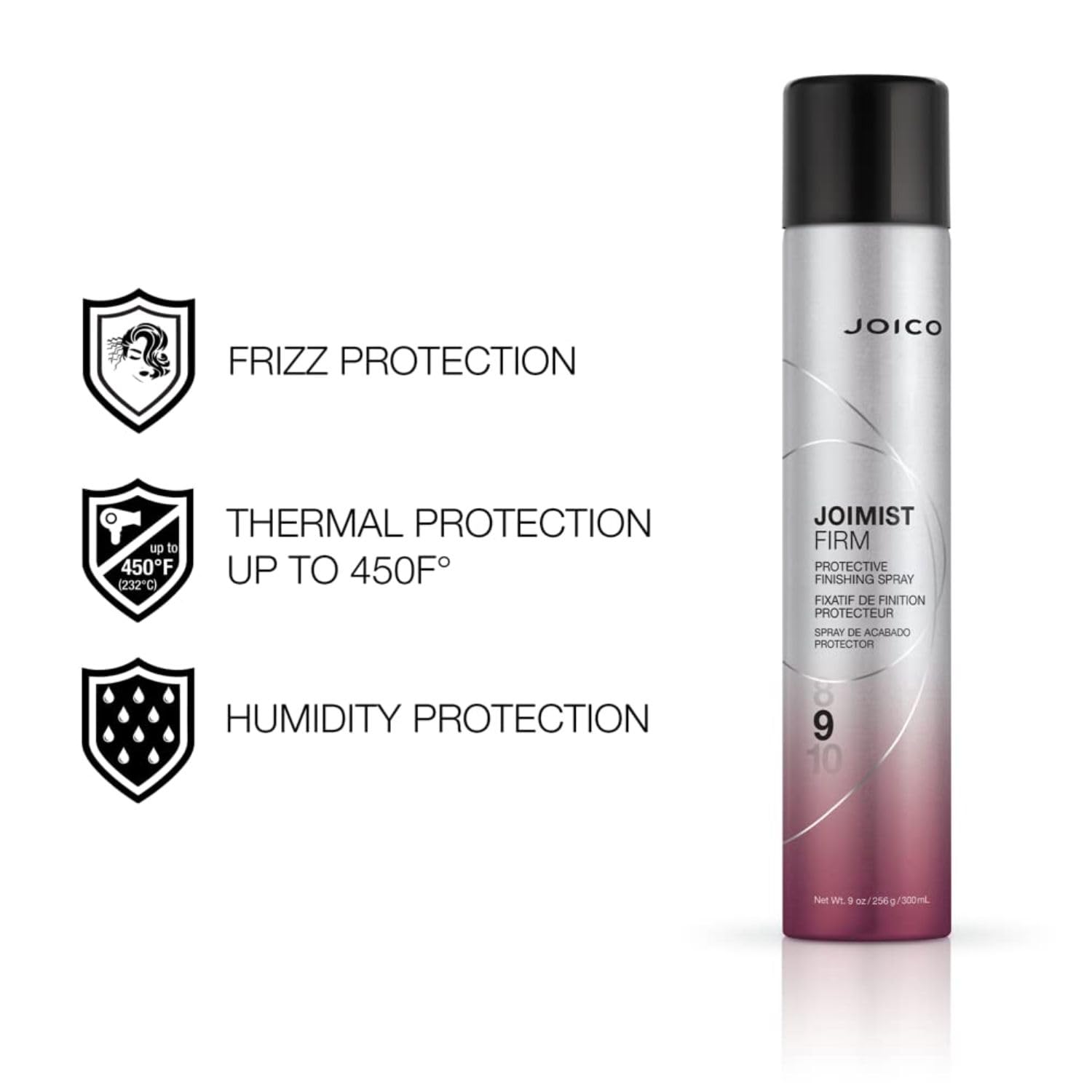 Joico JoiMist Protective Finishing Spray | For Most Hair Types | Protect Against Heat & Humidity | Eliminate Static & Frizz | Protect Against Pollution & Harmful UV | Paraben & Sulfate Free - Image 3