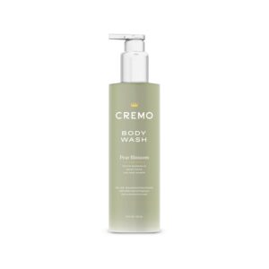 Cremo Pear Blossom Skin Moisturizing Body Wash for Women, Notes of Delicate Petals of Pear Blossoms, 16 Fl Oz
