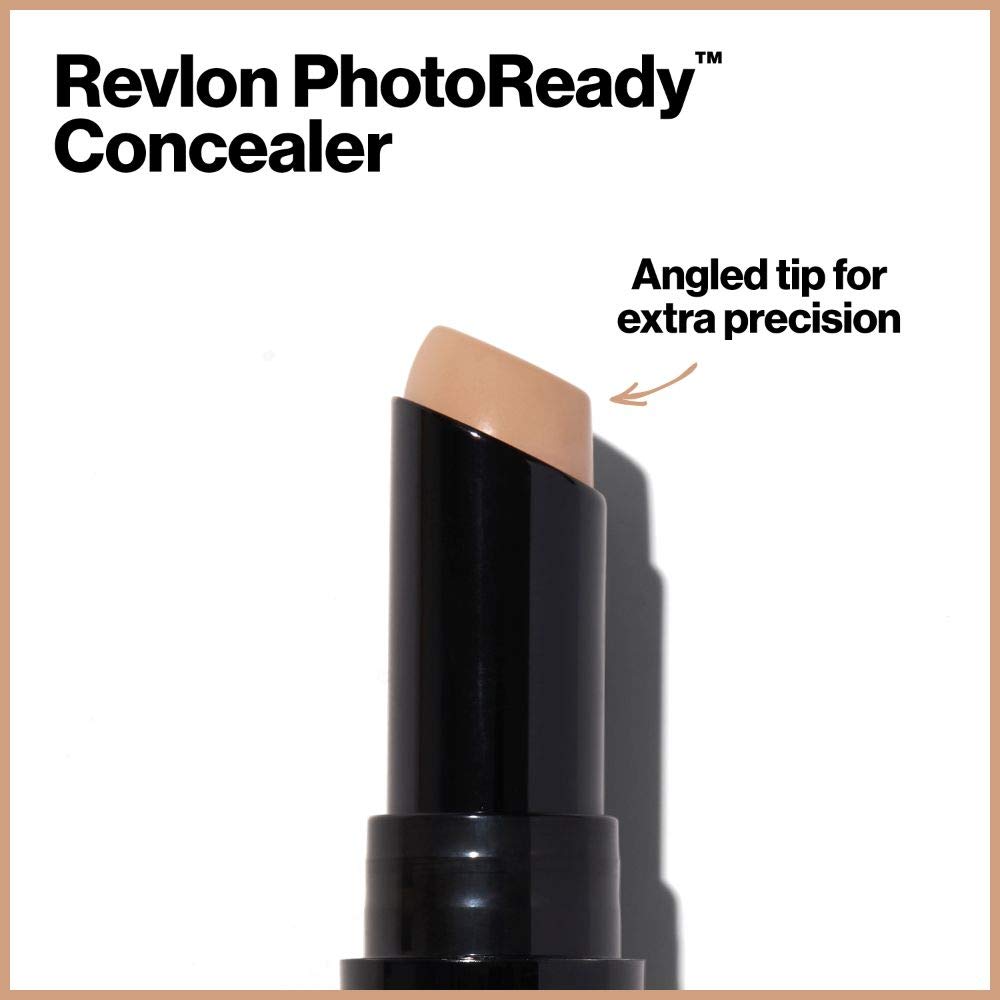 Revlon Concealer Stick, PhotoReady Face Makeup for All Skin Types, Longwear Medium- Full Coverage with Creamy Finish, Lightweight Formula, 005 Medium Deep, 0.16 Oz - Image 2