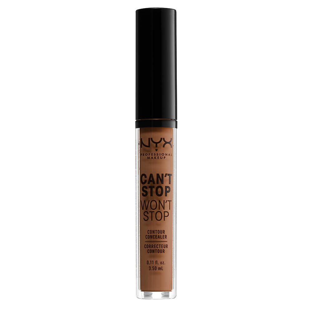 NYX PROFESSIONAL MAKEUP Can't Stop Won't Stop Contour Concealer, 24h Full Coverage Matte Finish - Cappuccino - Image 5