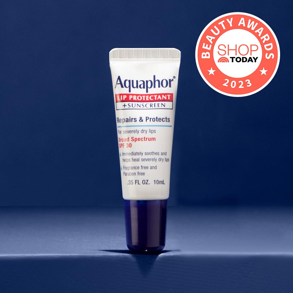 Aquaphor Lip Repair Lip Balm with Sunscreen, Lip Protectant, Lip Balm SPF 30, 0.35 Oz Tube (Pack of 2) - Image 4