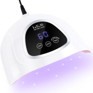 UV LED Nail Lamp, LKE LED Nail Lamp 72W UV Light for Nails with 3 Timer Setting & LCD Touch Display Screen Nail Lamp Nail Dryer
