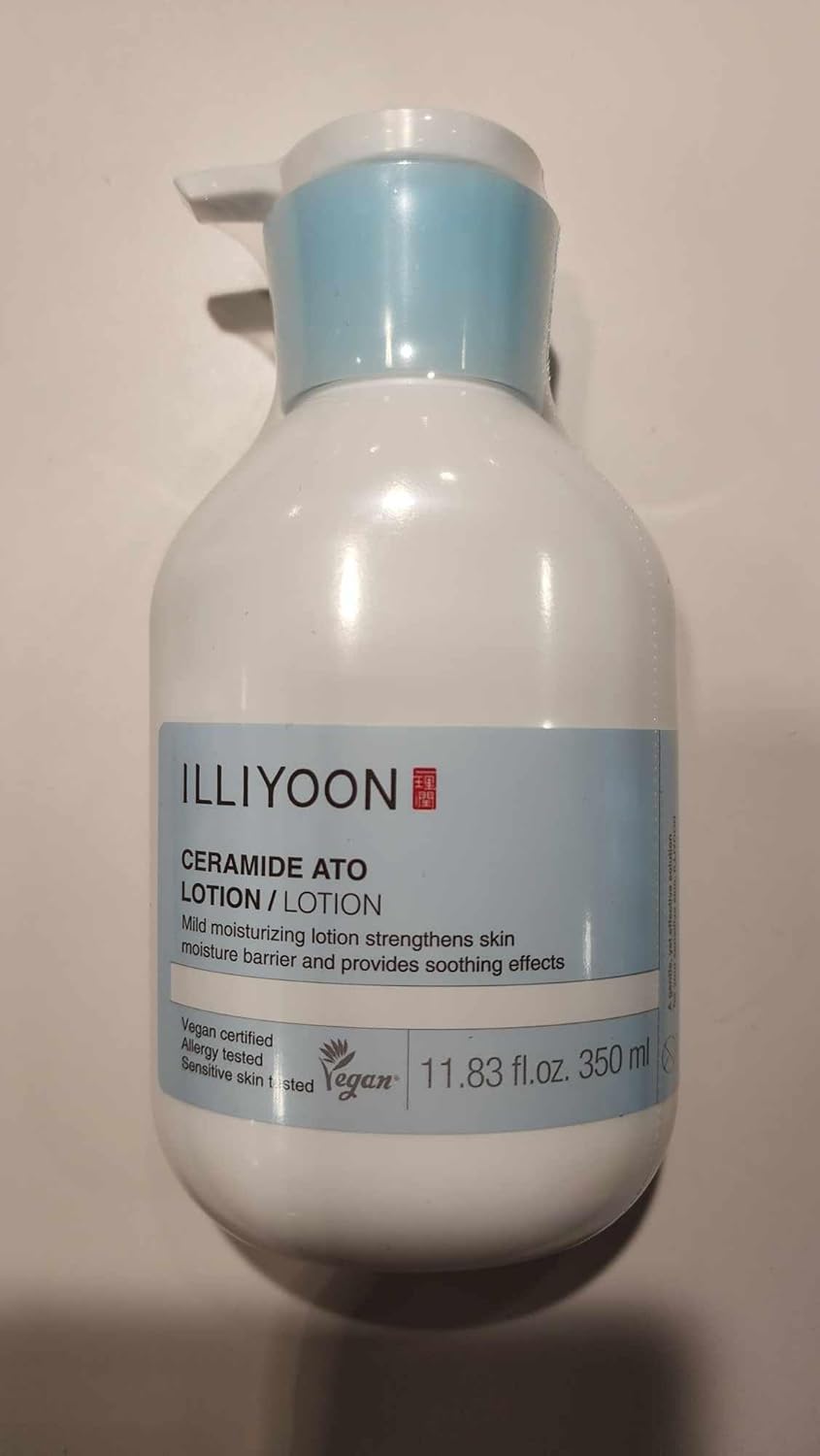 Illiyoon Ceramide Ato Lotion | Lightweight Moisturizer for Dry & Sensitive Skin, Barrier Repair for Face & Body, Mild for Babies, Vegan Certified, Korean Skin Care, 11.83 fl.oz. - Image 8