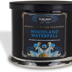 Tuscany Candle Woodland Waterfall Scented Jar Candle, 15 oz