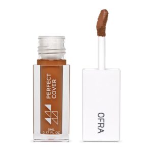 Ofra Cover Concealer - Deep Espresso 5 ml - Natural Finish Liquid Concealer - Hydrating, Smoothing, Blendable, Long-Lasting Formula-Face Makeup and Under Eye Color Corrector for Dark Circles